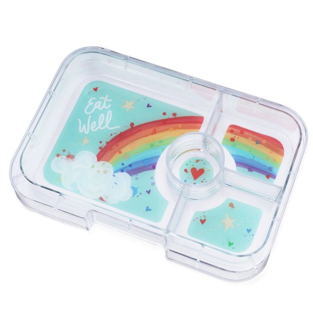 Yumbox Tapas Madkasse - 4 rum - Pink Regnbue 