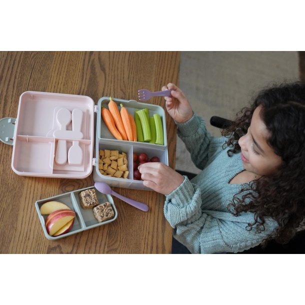 Melii Bento Madkasse med rum - Lyserd 