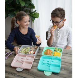 Melii Bento Madkasse med rum - Bl 