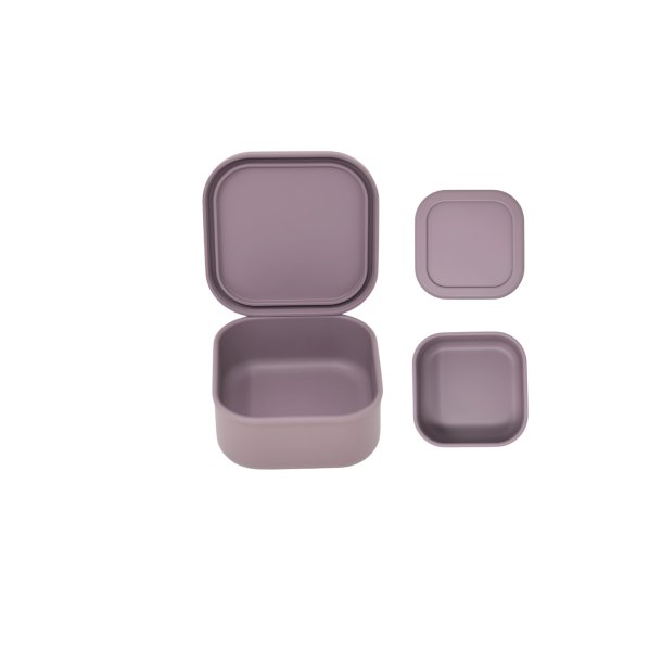 Silikone madkasse fra The Dearest Grey - Sugar Plum