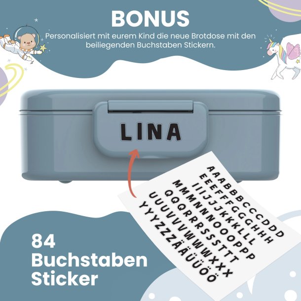 Bearfoot Madkasse med bestik - Bl Traktor 