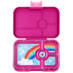 Yumbox Tapas Madkasse - 4 rum - Pink Regnbue 