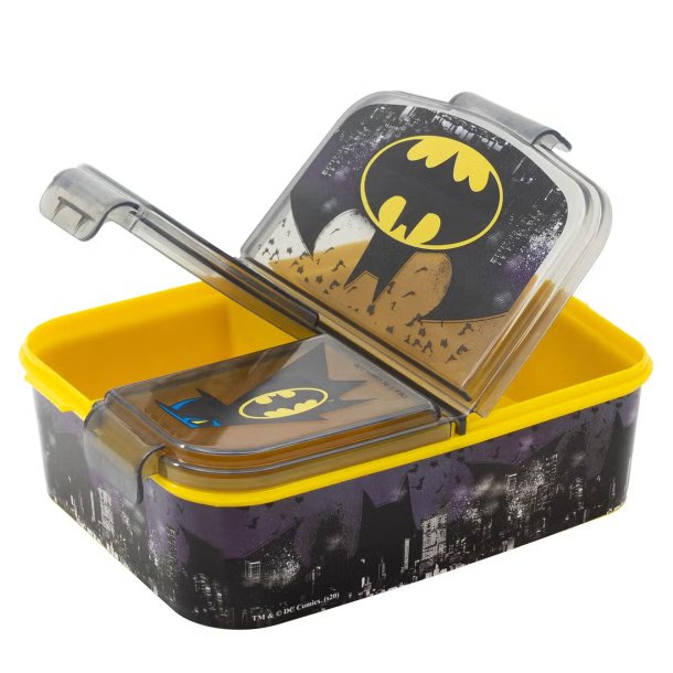 Batman Madkasse med 3 rum 