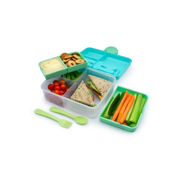 Melii Bento Madkasse med rum - Bl 