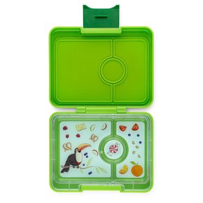 Yumbox Snack - 3 rum - Limegrn - Frugter 