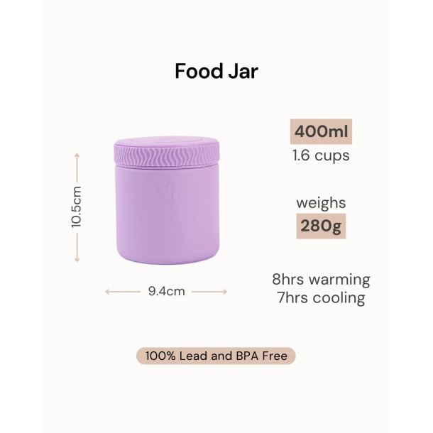 Montii Food Jar - Lila - 400 ml