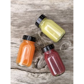Mini Flasker i Glas - 100 ml - 3 stk. 