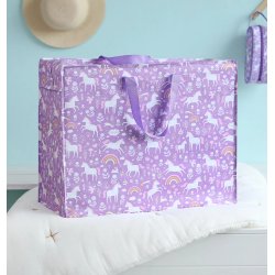 A Little Lovely Company - Opbevaringspose 73 L - Unicorn Dreams