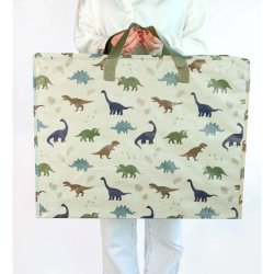 A Little Lovely Company - Opbevaringspose 73 L - Dinosaur 