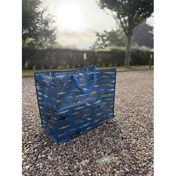 Rex London - Jumbo opbevaringspose - Sharks 