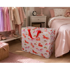 Rex London - Jumbo opbevaringspose - Unicorns