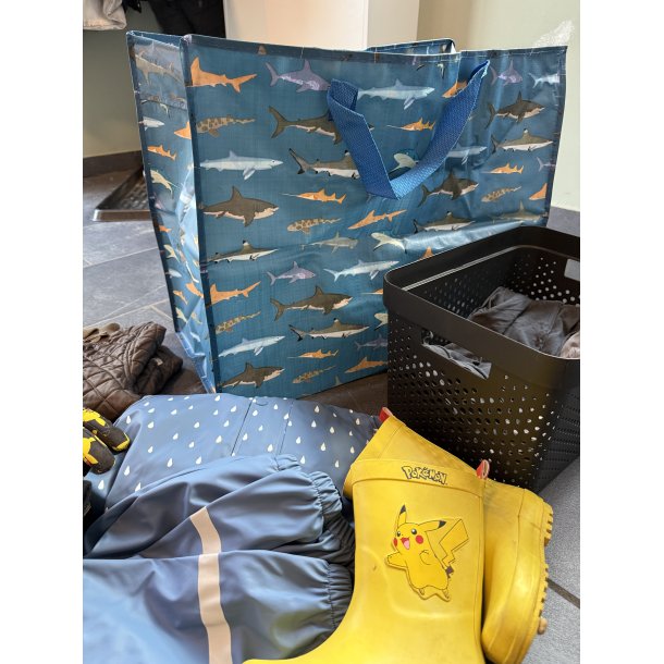 Rex London - Jumbo opbevaringspose - Sharks 