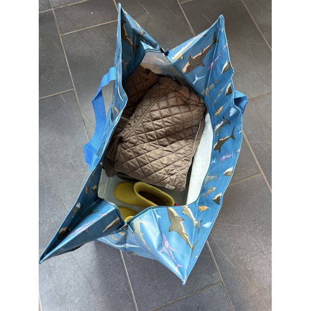 Rex London - Jumbo opbevaringspose - Sharks 