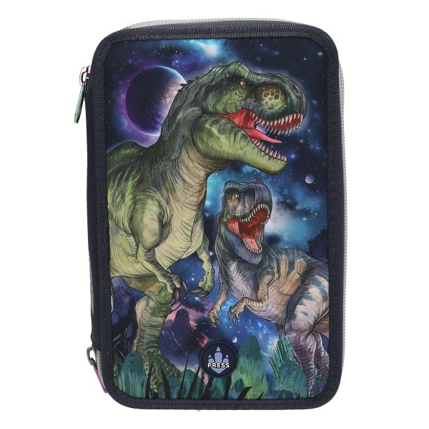 Dino World Trippel Penalhus m/ LED GALAXY