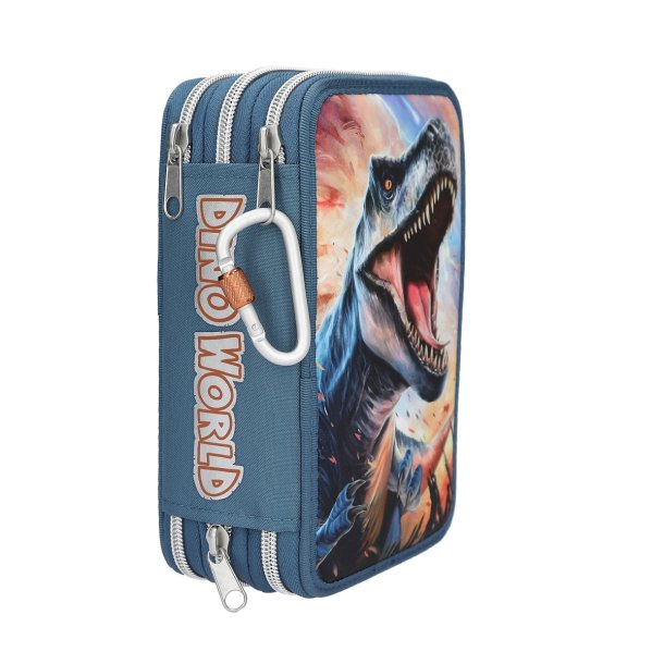 Dino World Trippel Penalhus - DIno T-Rex 