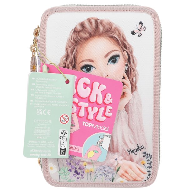 TOPModel Trippel Penalhus - SUMMER FEELING - lyselilla