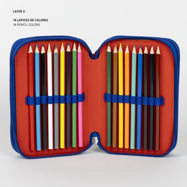 Penalhus Trippel - Avengers - Bl� og R�d