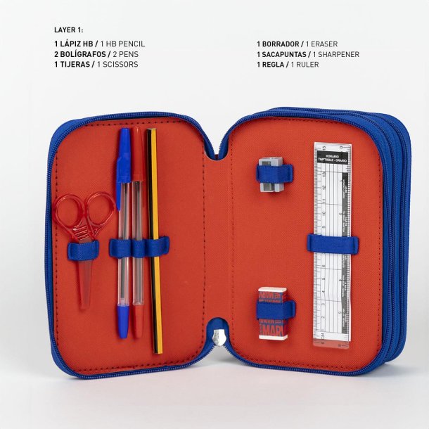 Penalhus Trippel - Avengers - Bl� og R�d