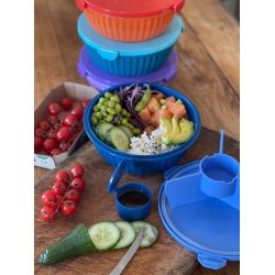 Yumbox Poke Bowl - Hawaii Blue - 4 Rum 