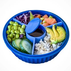 Yumbox Poke Bowl - Hawaii Blue - 4 Rum 