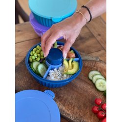 Yumbox Poke Bowl - Hawaii Blue - 4 Rum 