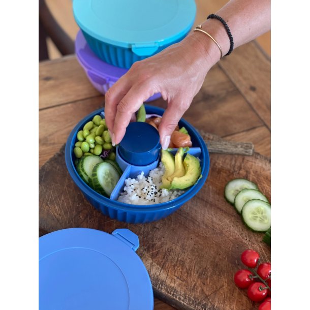 Yumbox Poke Bowl - Hawaii Blue - 4 Rum 