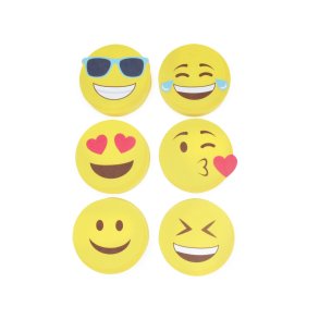 Melii Formede Opvaskesvampe 6 stk. - Smiley 