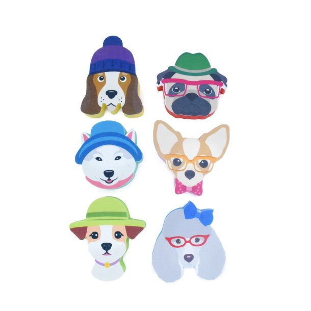 Melii Formede Opvaskesvampe 6 stk. - Hunde 