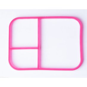 LEKKABOX - Silikone forsegling - Reservedel Mini - Lyserd Glimmer