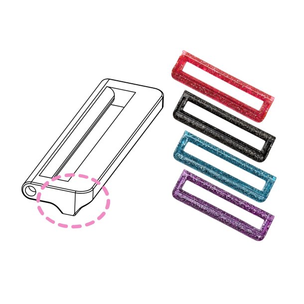 LEKKABOX - Reservedel - Clip til Glamour Version 1 + Glamour Mini - Lilla Glimmer