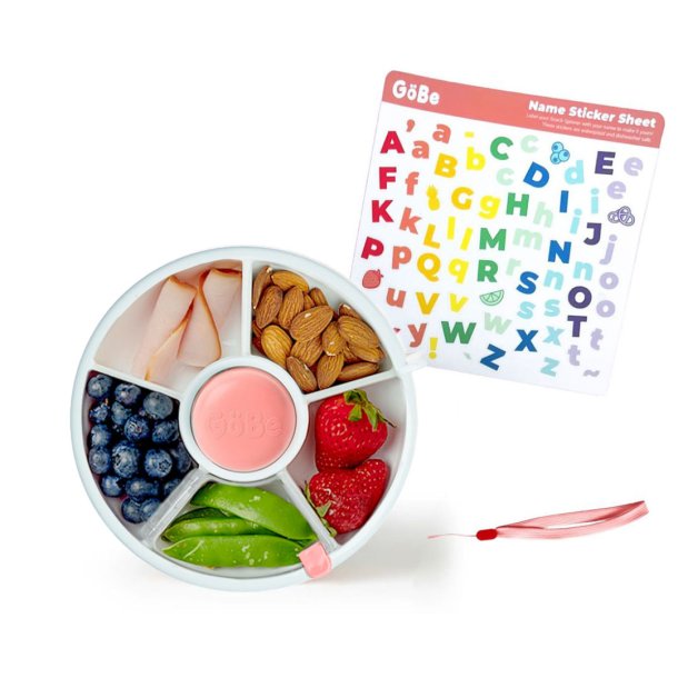 Gbe Snack Spinner - Koral Pink - Inkl. Klistermrker og Snor 