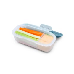 Melii Snack og dip beholder - 2 pak. - Sage &amp; Slate &amp; Ice Ice Baby