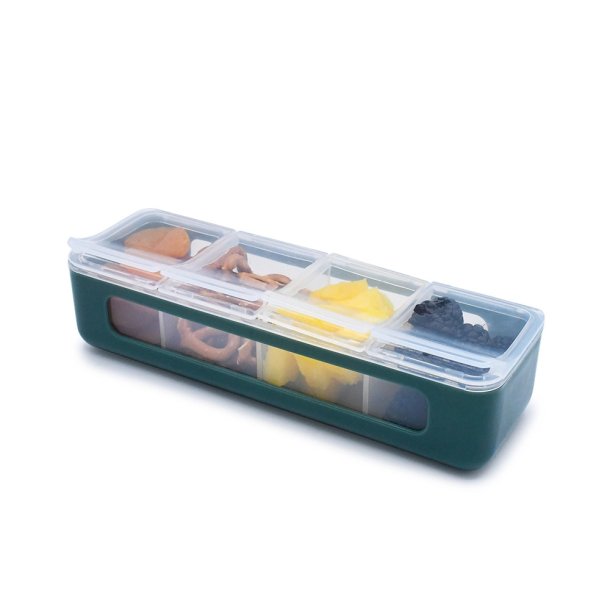 Melii Snack Box - 4 Rum - Skifer 