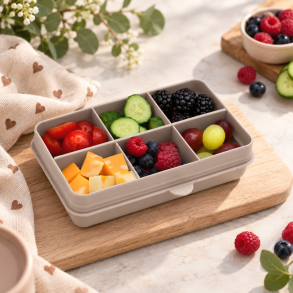 Melii Snack Box - Mini - Gr� - 6 Rum 