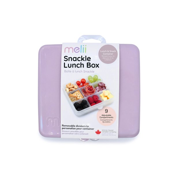 Melii Snack Box - Lilla - 9 Rum