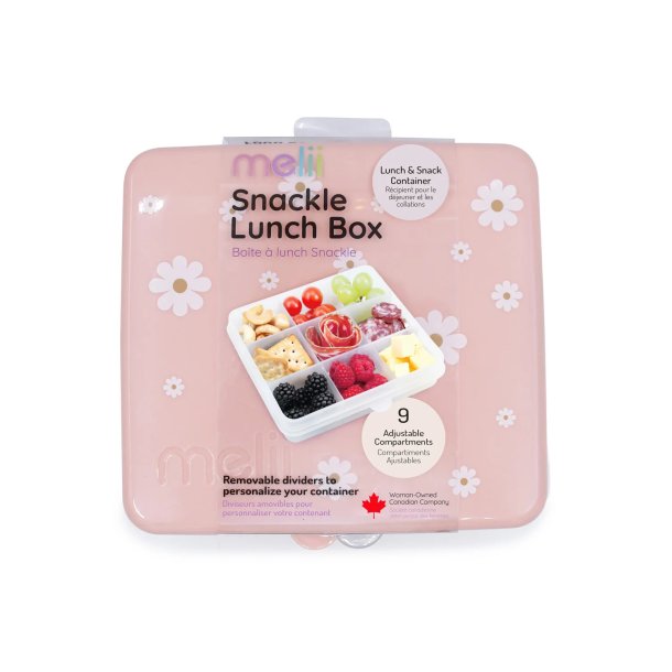 Melii Snack Box - Fersken &amp; Blomster - 9 Rum
