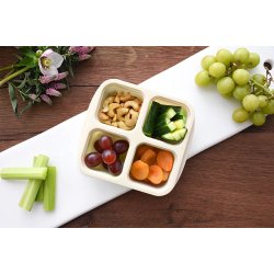 Melii - Mealprep-beholdere - 4 rums + 4 stk - Kaktus 