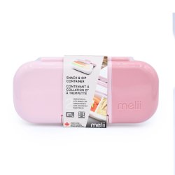 Melii Snack og dip beholder - Blush &amp; Berry