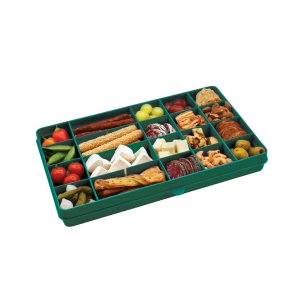 Melii Snack Box - Stor 24 rum - Hunter grn 
