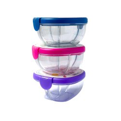 Yumbox Snack Skl - 3 rum - Diset Lilla