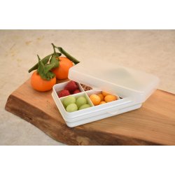 Melii Snack Box Mini - Hvid - 6 Rum 