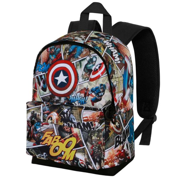 Marvel Captain America Tegneserie - Rygsk Lille
