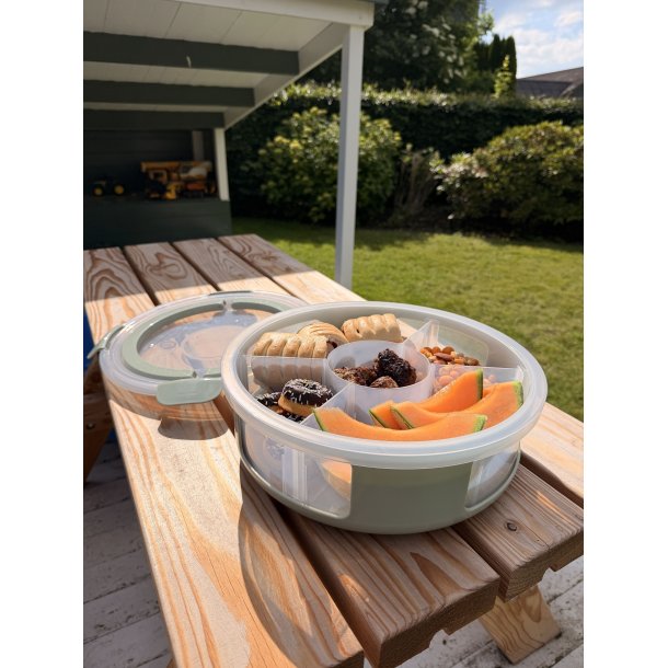 Melii Rund Snackle Platter Box - Salvie