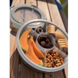 Melii Rund Snackle Platter Box - Salvie