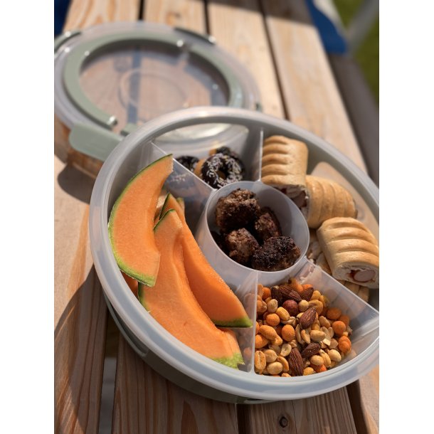 Melii Rund Snackle Platter Box - Salvie