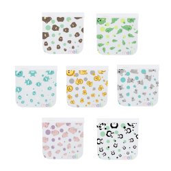 Melii Genanvendelige Snackposer - 4 stk - Panda og Bjrn 