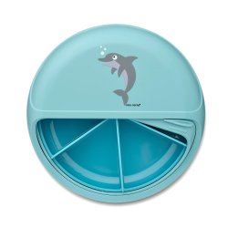 Carl Oscar - Snack Disc 15 cm. - Bl� med delfin 