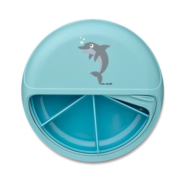 Carl Oscar - Snack Disc 15 cm. - Bl� med delfin 