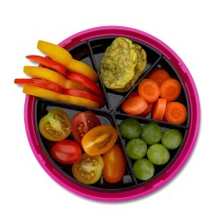 Carl Oscar - Snack Disc 15 cm. - Pink med ko 