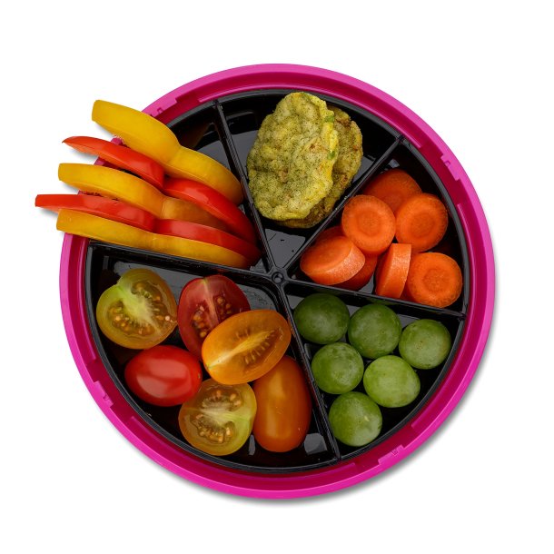 Carl Oscar - Snack Disc 15 cm. - Pink med ko 